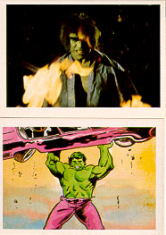 1979 Incredible Hulk picture card albumPages8-9Hulksf
